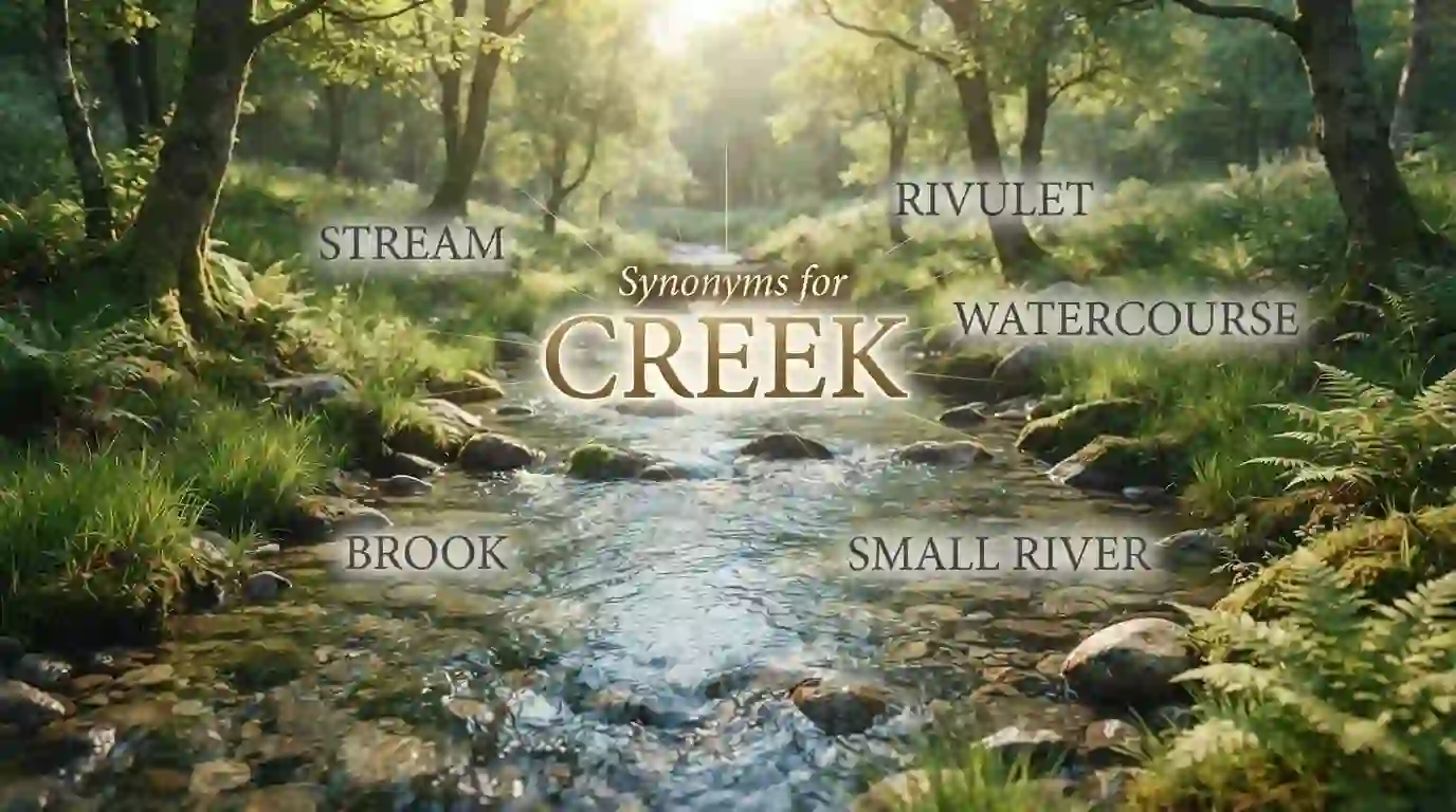 Synonyms for Creek
