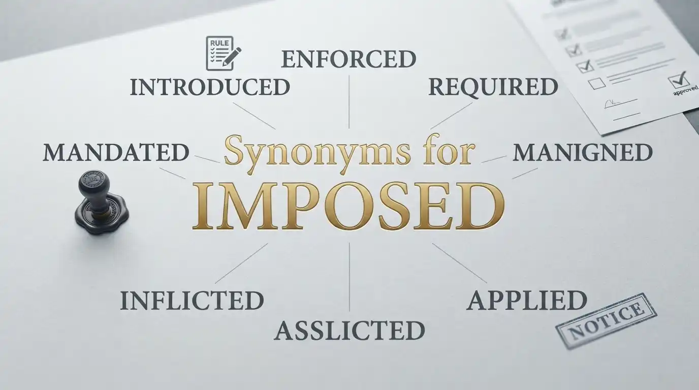 Synonyms for Imposed