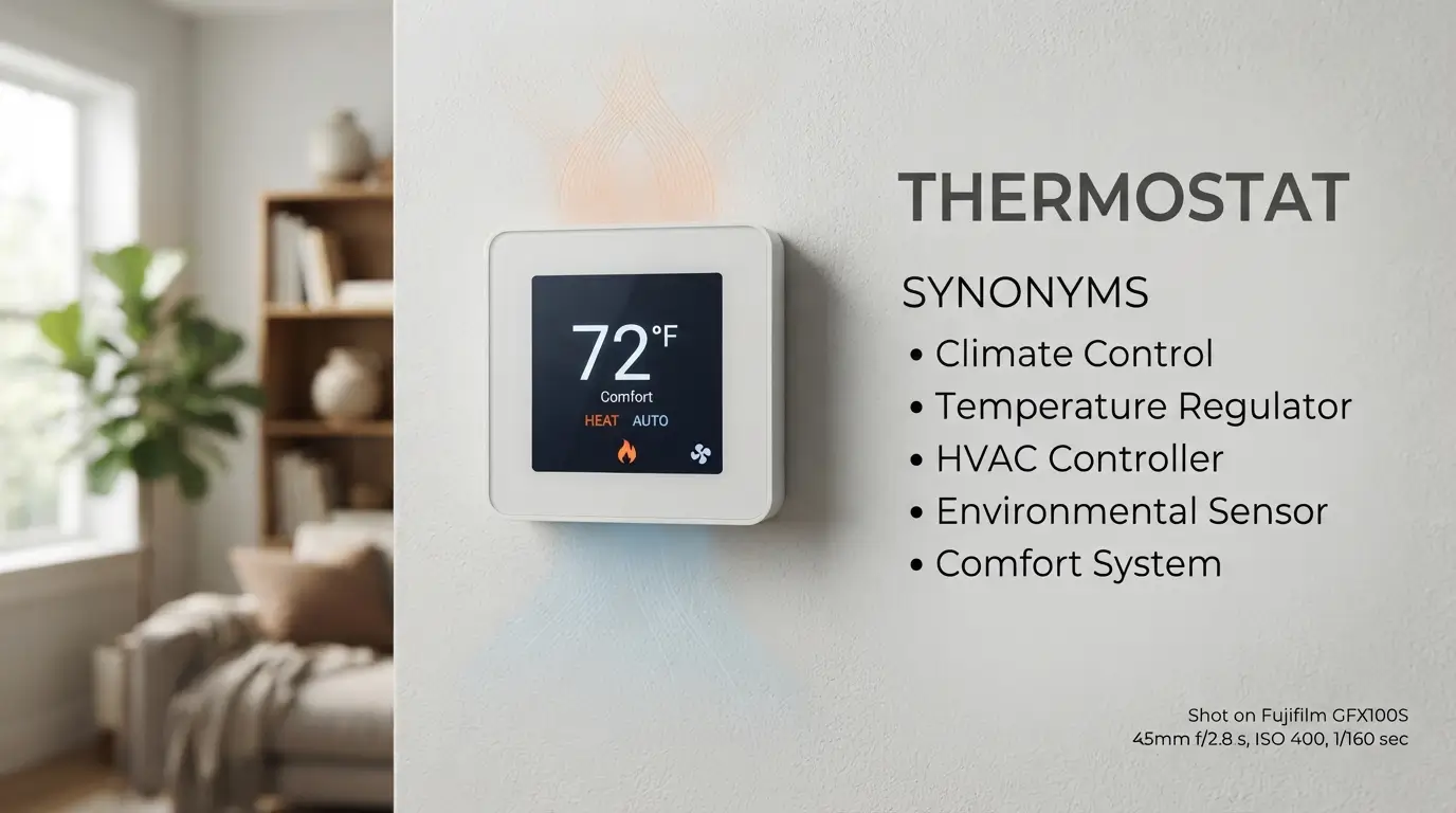 synonyms for thermostat