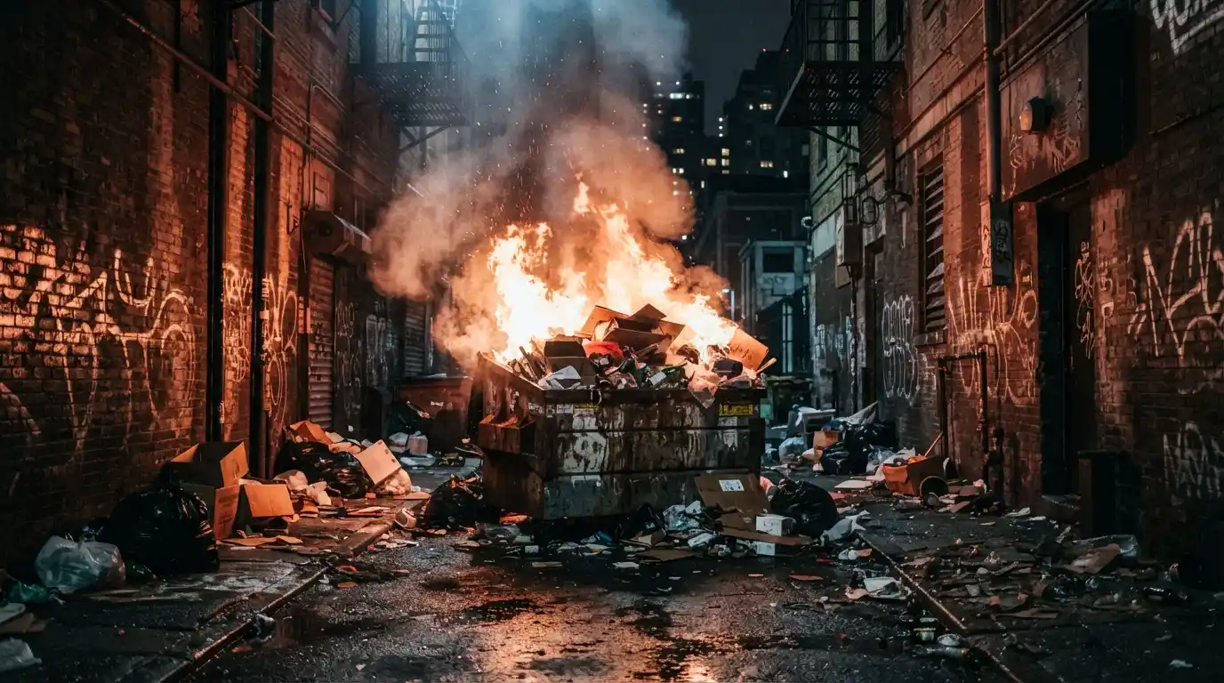 dumpster fire synonyms