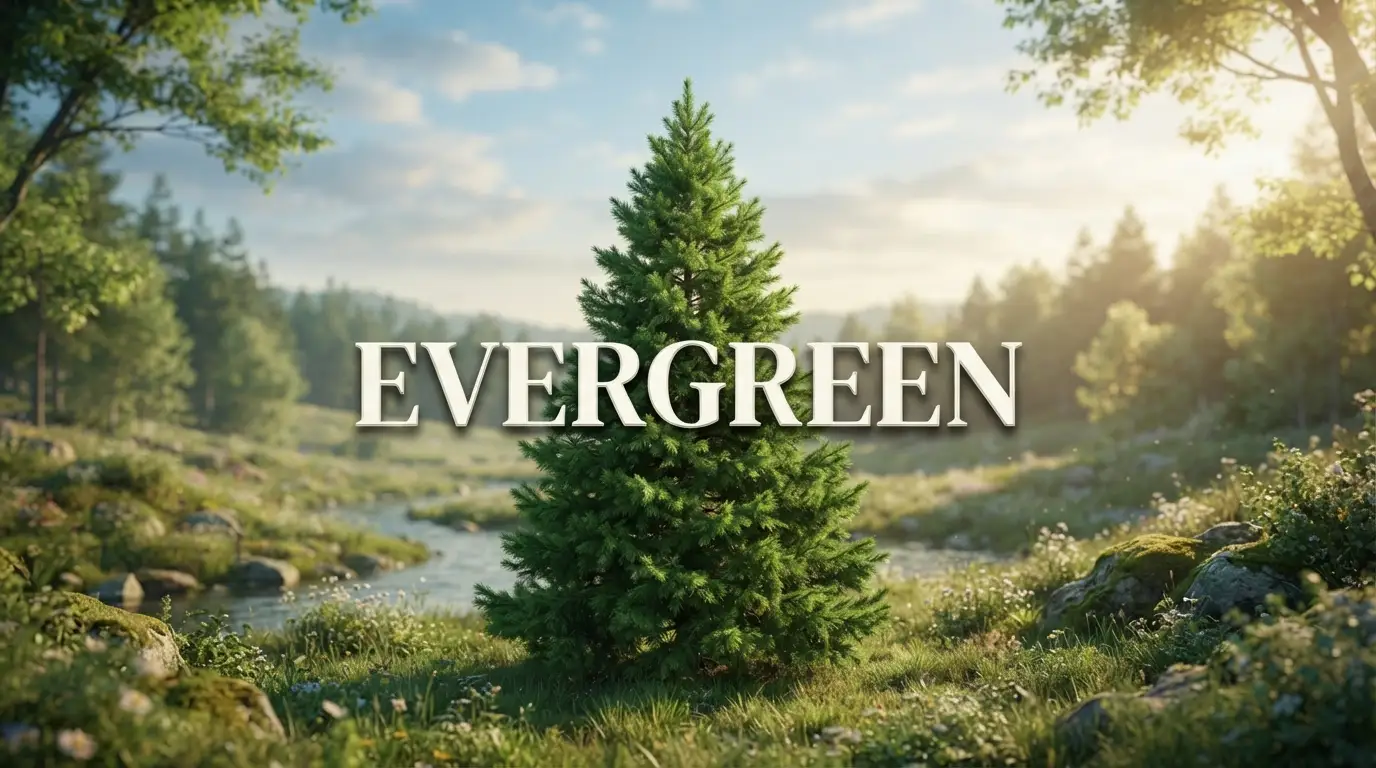 synonyms for evergreen